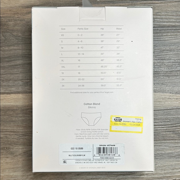 NWT 6pk Auden Cotton Blend Bikinis - Picture 6 of 8